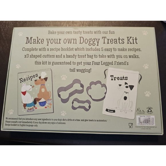 SOLD Make Your Own Dog Treats Kit With Dogtreat Recipes - UNUSED In Original Box - Picture 3 of 5